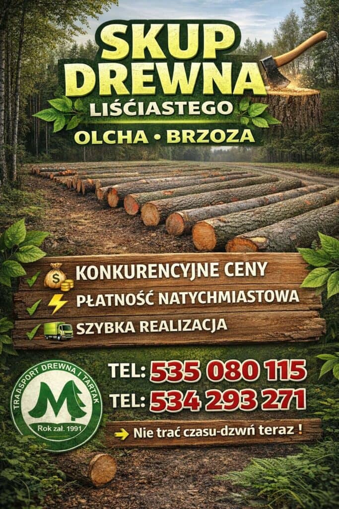 Skup Lasów prywatnych/drewna pozyskanego